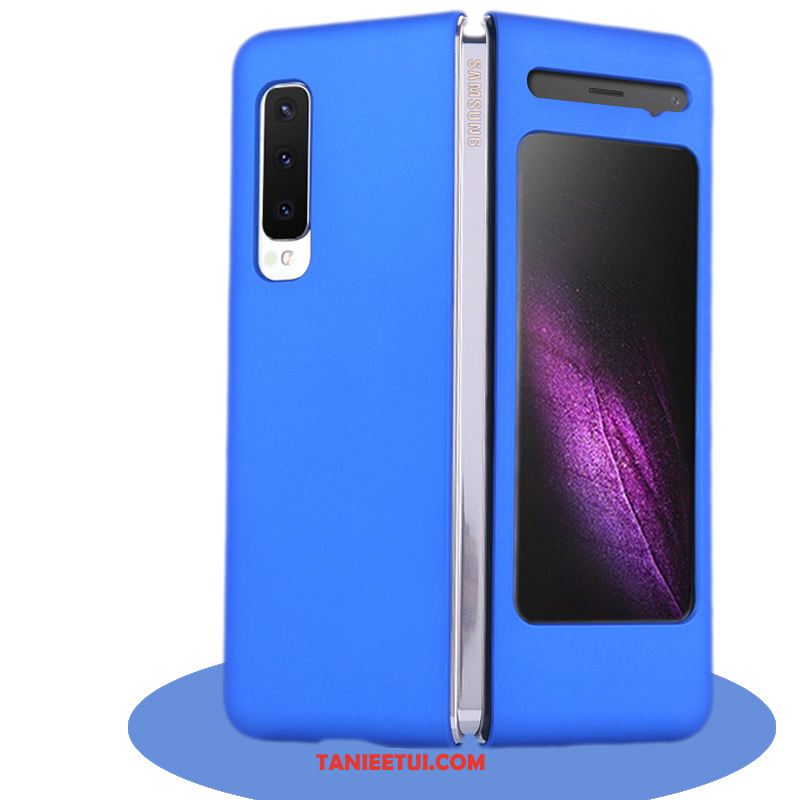 Etui Samsung Fold Gwiazda Nubuku Składać, Futerał Samsung Fold Telefon Komórkowy Purpurowy Cienkie