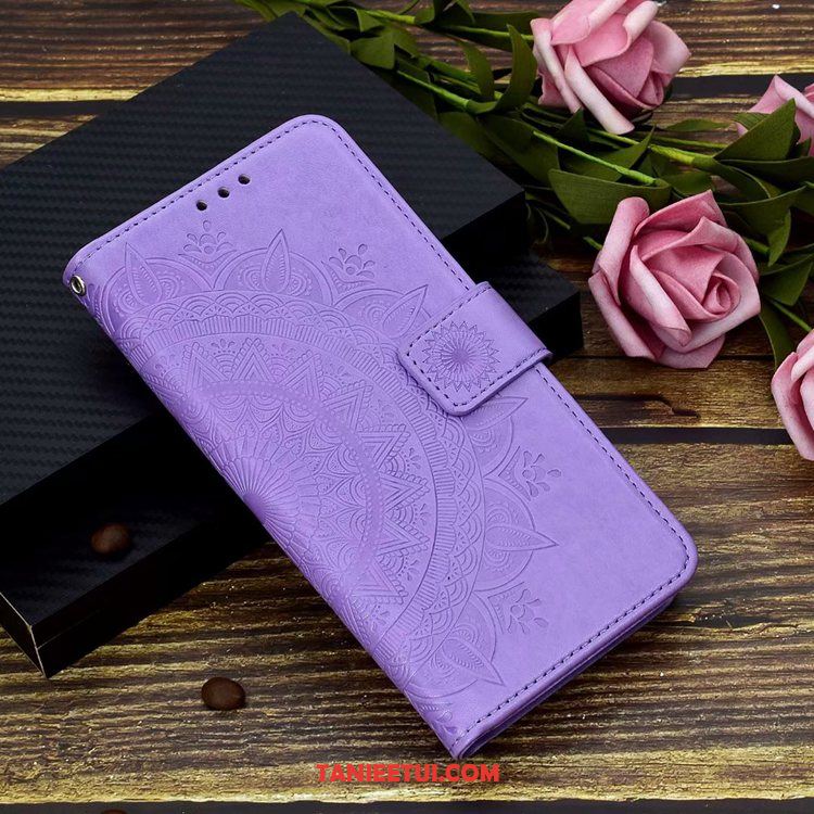 Etui Samsung Galaxy A10 All Inclusive Purpurowy Telefon Komórkowy, Futerał Samsung Galaxy A10 Proste Skórzany Gwiazda