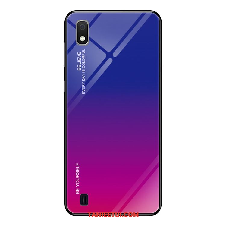 Etui Samsung Galaxy A10 Szkło Anti-fall Tendencja, Pokrowce Samsung Galaxy A10 Ochraniacz Gradient Telefon Komórkowy