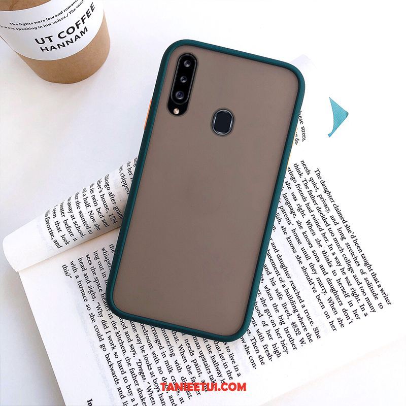 Etui Samsung Galaxy A20s Anti-fall Nubuku Miękki, Pokrowce Samsung Galaxy A20s Gwiazda Ochraniacz Czarny