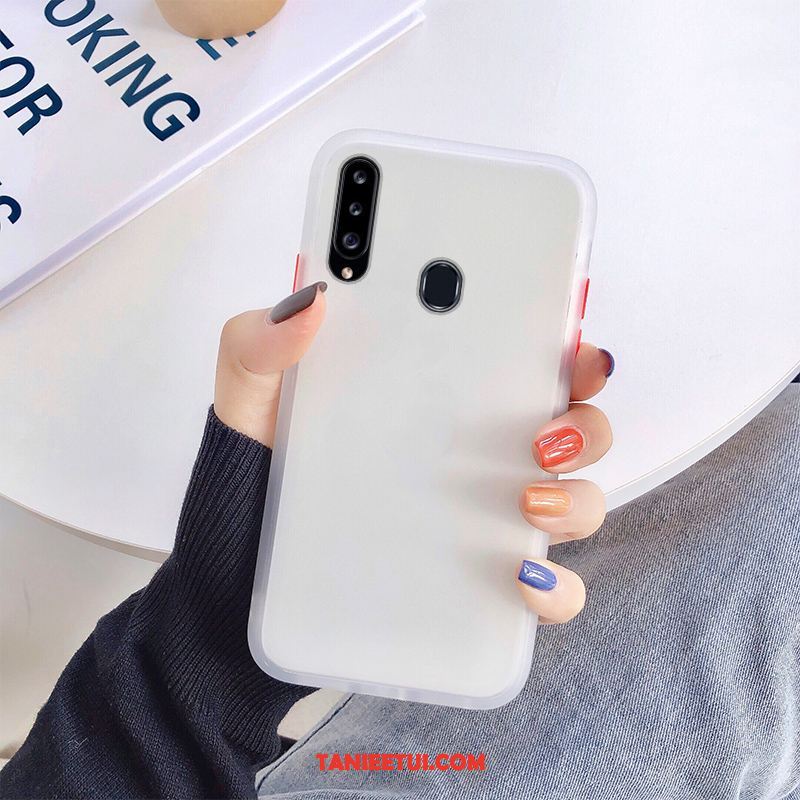 Etui Samsung Galaxy A20s Anti-fall Nubuku Miękki, Pokrowce Samsung Galaxy A20s Gwiazda Ochraniacz Czarny