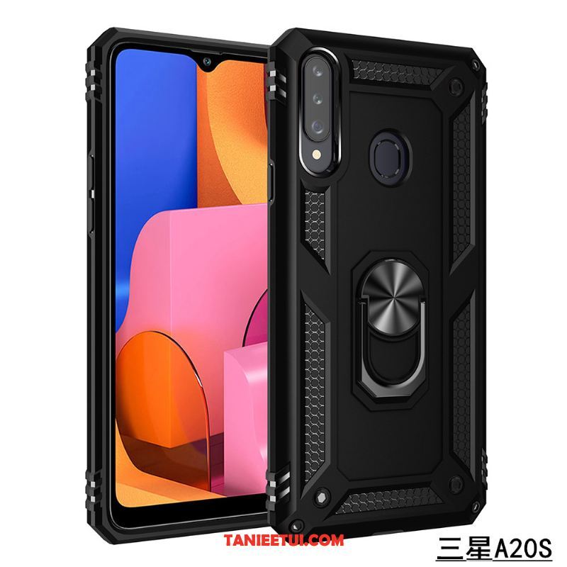 Etui Samsung Galaxy A20s Czerwony Magnetyzm Gwiazda, Pokrowce Samsung Galaxy A20s Niewidoczny Na Pokładzie Ring