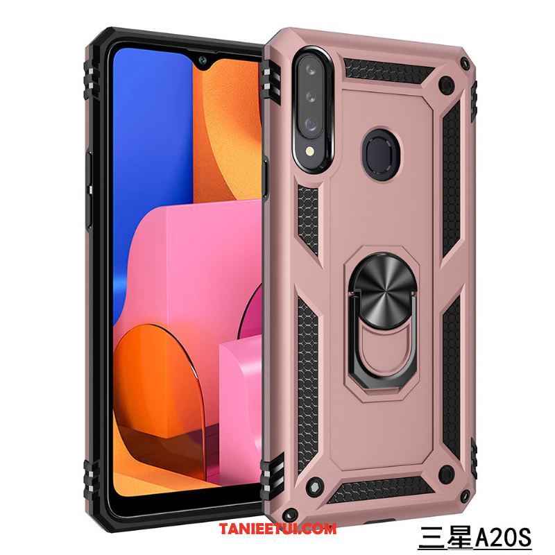 Etui Samsung Galaxy A20s Czerwony Magnetyzm Gwiazda, Pokrowce Samsung Galaxy A20s Niewidoczny Na Pokładzie Ring