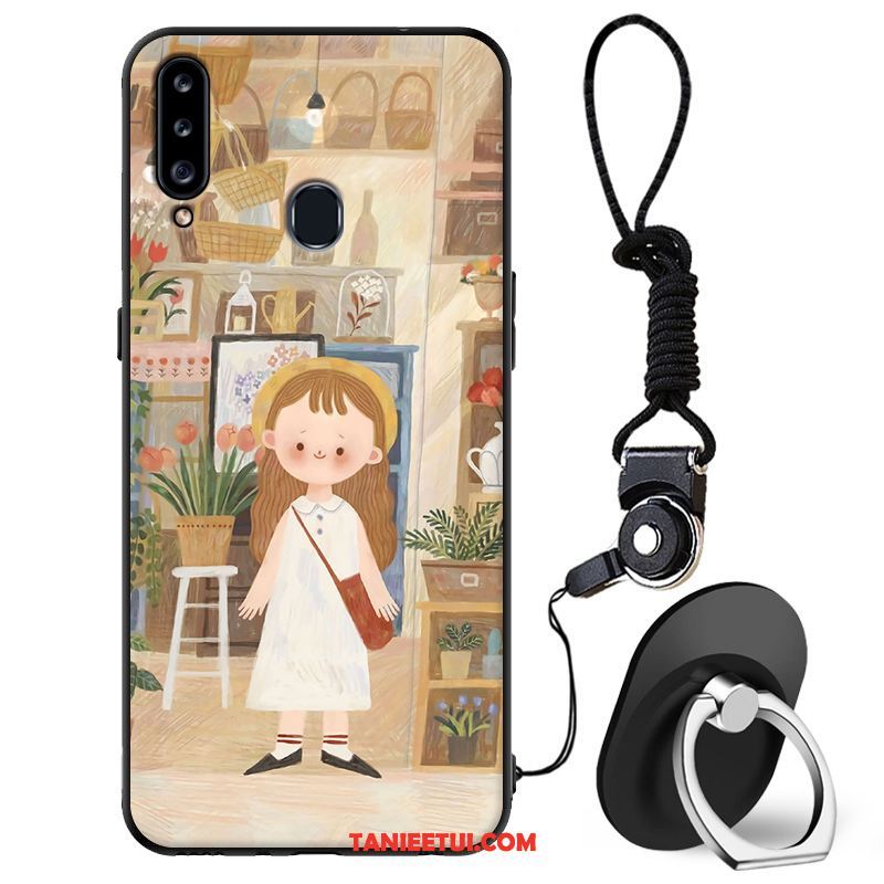 Etui Samsung Galaxy A20s Gwiazda Anti-fall Mały, Pokrowce Samsung Galaxy A20s Ochraniacz All Inclusive Silikonowe Beige Farbe