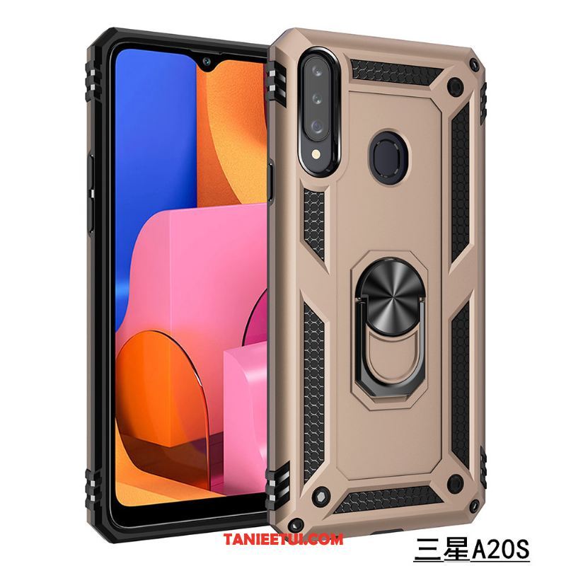 Etui Samsung Galaxy A20s Silikonowe Magnetyzm Kreatywne, Pokrowce Samsung Galaxy A20s Czarny Trzy Mechanizmy Obronne Osobowość