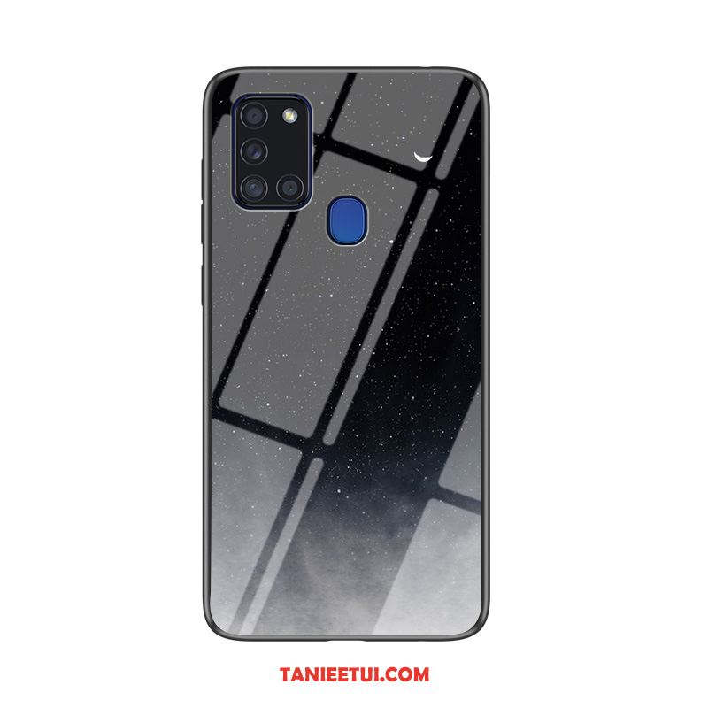 Etui Samsung Galaxy A21s Tendencja Ciemno Niebieski Gwiazda, Futerał Samsung Galaxy A21s Gradient Telefon Komórkowy Czerwony Netto