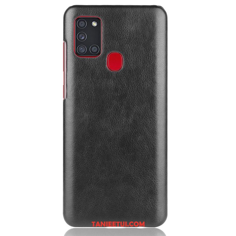 Etui Samsung Galaxy A21s Vintage Skórzany Futerał Skóra, Obudowa Samsung Galaxy A21s Anti-fall Nubuku Torby Braun