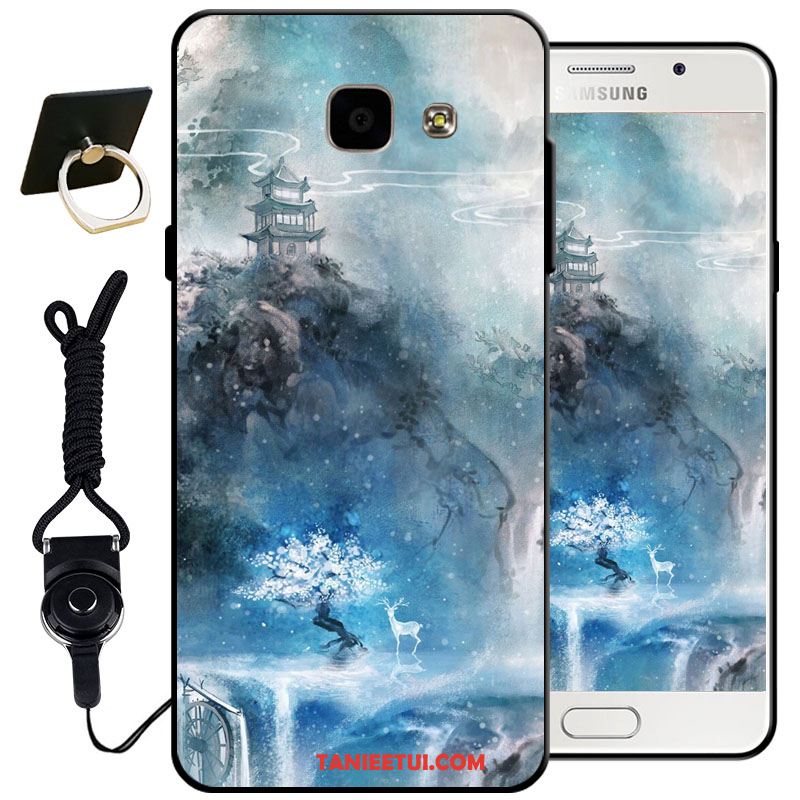 Etui Samsung Galaxy A3 2016 Czarny Telefon Komórkowy Czerwony, Obudowa Samsung Galaxy A3 2016 Miękki Ochraniacz Klasyczna