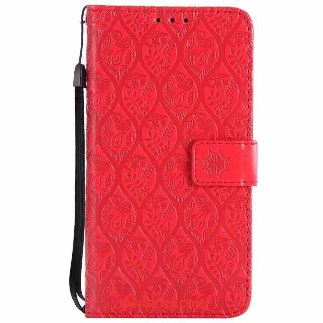 Etui Samsung Galaxy A3 2016 Czerwony Skórzany Futerał Anti-fall, Futerał Samsung Galaxy A3 2016 Ciemno Klapa Telefon Komórkowy