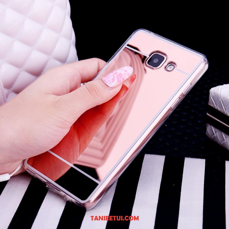 Etui Samsung Galaxy A3 2017 Gwiazda Wspornik Ochraniacz, Obudowa Samsung Galaxy A3 2017 Anti-fall Różowe Złoto Telefon Komórkowy