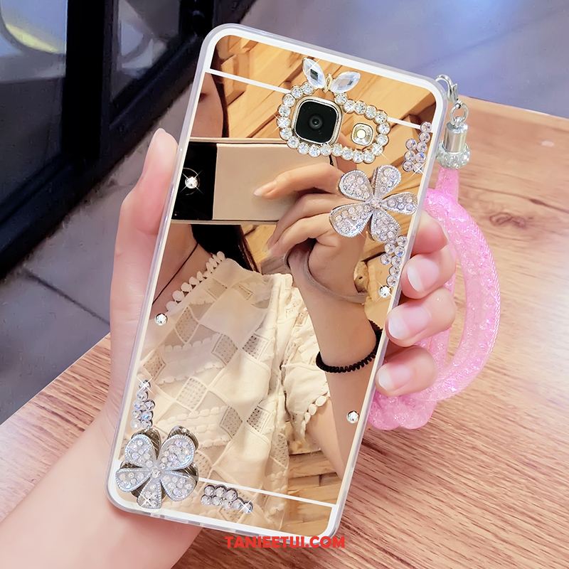 Etui Samsung Galaxy A3 2017 Rhinestone Miękki Gwiazda, Obudowa Samsung Galaxy A3 2017 Wiszące Ozdoby Telefon Komórkowy Motyl