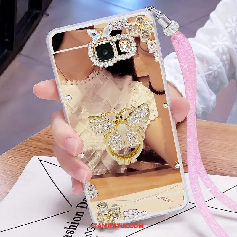 Etui Samsung Galaxy A3 2017 Rhinestone Miękki Gwiazda, Obudowa Samsung Galaxy A3 2017 Wiszące Ozdoby Telefon Komórkowy Motyl