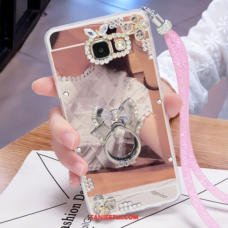 Etui Samsung Galaxy A3 2017 Rhinestone Miękki Gwiazda, Obudowa Samsung Galaxy A3 2017 Wiszące Ozdoby Telefon Komórkowy Motyl