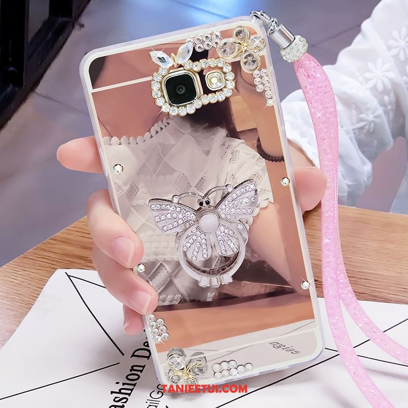 Etui Samsung Galaxy A3 2017 Rhinestone Miękki Gwiazda, Obudowa Samsung Galaxy A3 2017 Wiszące Ozdoby Telefon Komórkowy Motyl