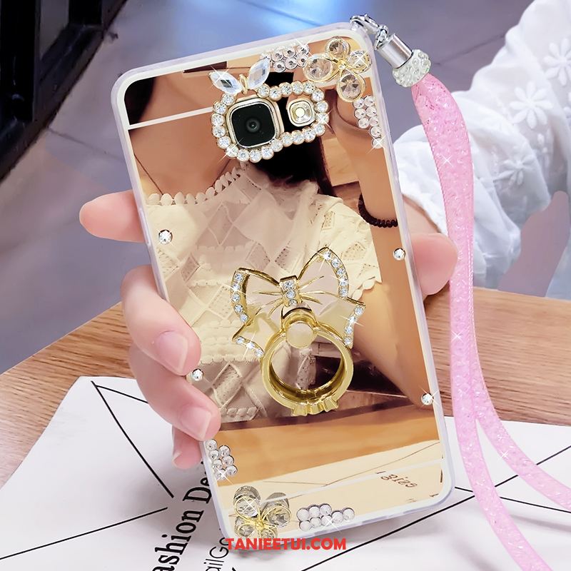 Etui Samsung Galaxy A3 2017 Rhinestone Miękki Gwiazda, Obudowa Samsung Galaxy A3 2017 Wiszące Ozdoby Telefon Komórkowy Motyl