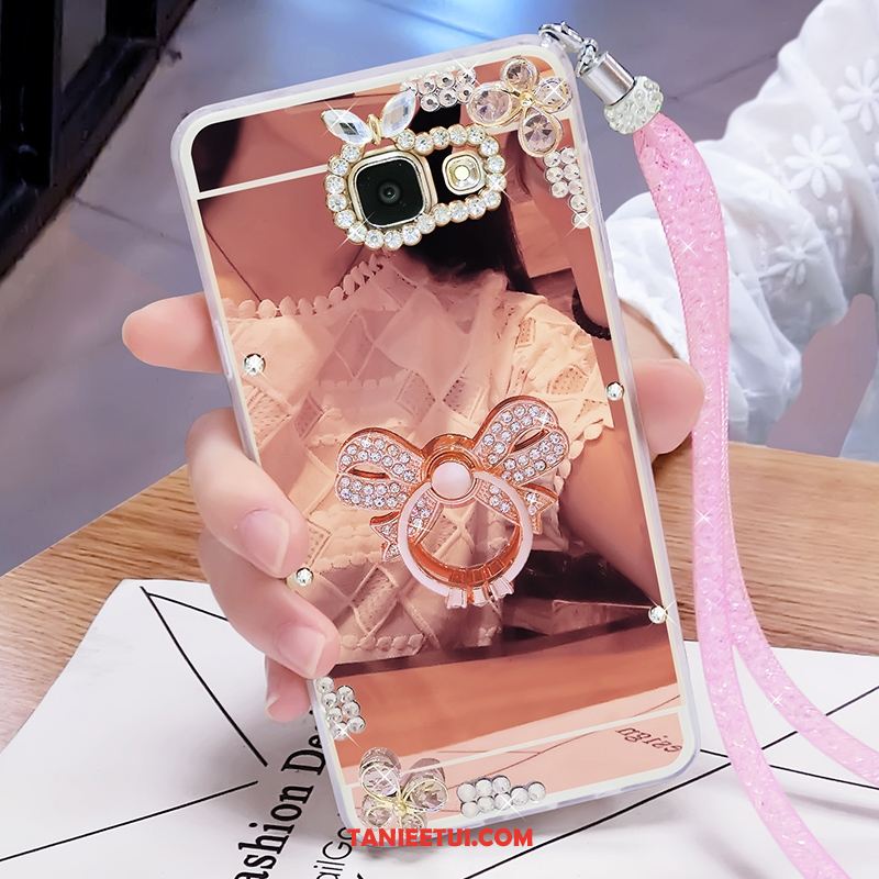 Etui Samsung Galaxy A3 2017 Rhinestone Miękki Gwiazda, Obudowa Samsung Galaxy A3 2017 Wiszące Ozdoby Telefon Komórkowy Motyl