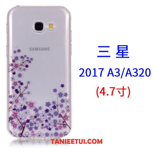 Etui Samsung Galaxy A3 2017 Różowe Kreskówka Telefon Komórkowy, Futerał Samsung Galaxy A3 2017 Anti-fall All Inclusive Silikonowe