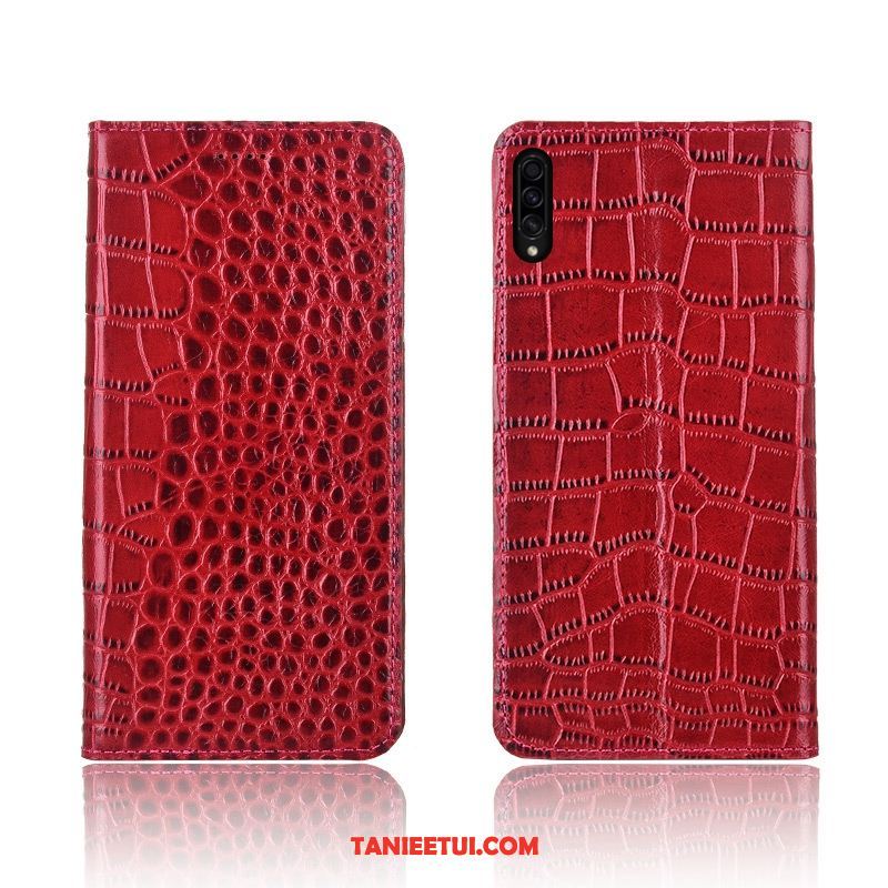 Etui Samsung Galaxy A30s Skórzany Futerał Gwiazda Miękki, Pokrowce Samsung Galaxy A30s Silikonowe Ochraniacz Modna Marka Braun