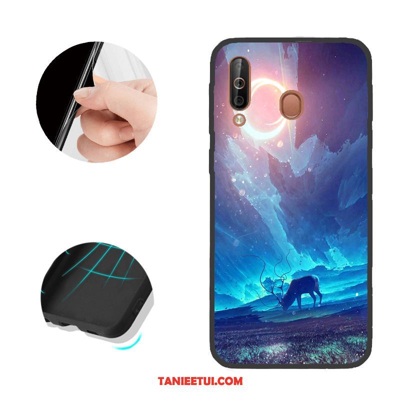 Etui Samsung Galaxy A40s Gwiazda Wzór Czerwony, Pokrowce Samsung Galaxy A40s Telefon Komórkowy