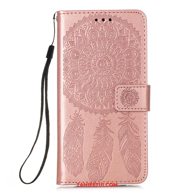Etui Samsung Galaxy A41 Gwiazda Klapa Purpurowy, Obudowa Samsung Galaxy A41 Telefon Komórkowy Skórzany Futerał