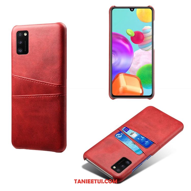 Etui Samsung Galaxy A41 Karta Zielony Osobowość, Obudowa Samsung Galaxy A41 Gwiazda Anti-fall Torby