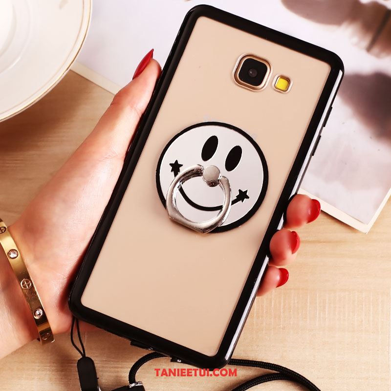 Etui Samsung Galaxy A5 2016 Przezroczysty Smile Wiszące Ozdoby, Obudowa Samsung Galaxy A5 2016 Złoto Gwiazda Cienkie