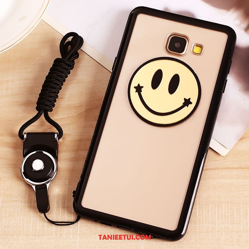 Etui Samsung Galaxy A5 2016 Przezroczysty Smile Wiszące Ozdoby, Obudowa Samsung Galaxy A5 2016 Złoto Gwiazda Cienkie