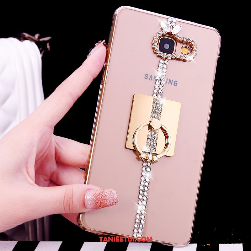 Etui Samsung Galaxy A5 2016 Rhinestone Przezroczysty Ring, Obudowa Samsung Galaxy A5 2016 Ochraniacz Gwiazda Telefon Komórkowy Champagner Farbe