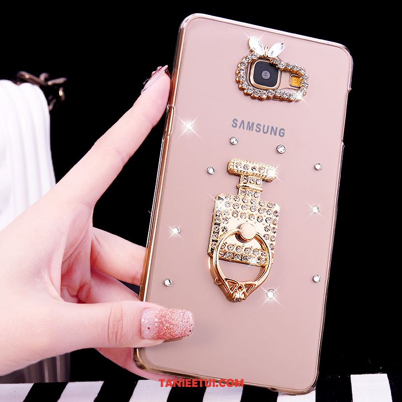 Etui Samsung Galaxy A5 2016 Rhinestone Przezroczysty Ring, Obudowa Samsung Galaxy A5 2016 Ochraniacz Gwiazda Telefon Komórkowy Champagner Farbe