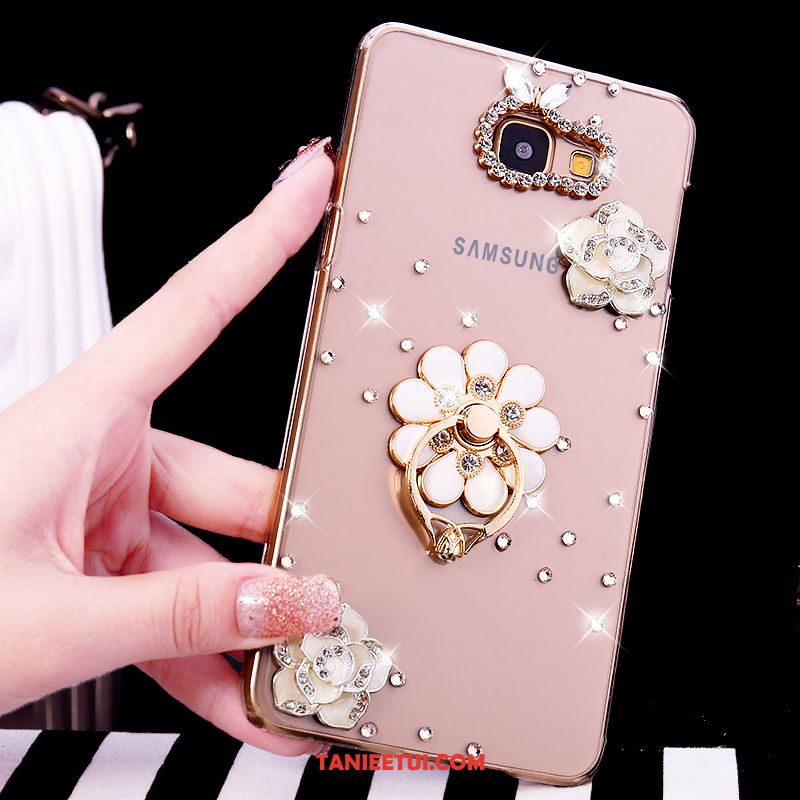 Etui Samsung Galaxy A5 2016 Rhinestone Przezroczysty Ring, Obudowa Samsung Galaxy A5 2016 Ochraniacz Gwiazda Telefon Komórkowy Champagner Farbe