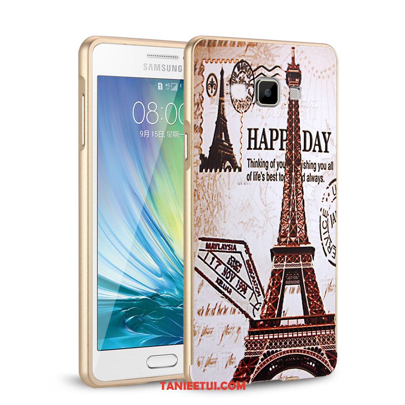 Etui Samsung Galaxy A5 2016 Telefon Komórkowy Gwiazda Granica, Pokrowce Samsung Galaxy A5 2016 Metal Lustro Czerwony