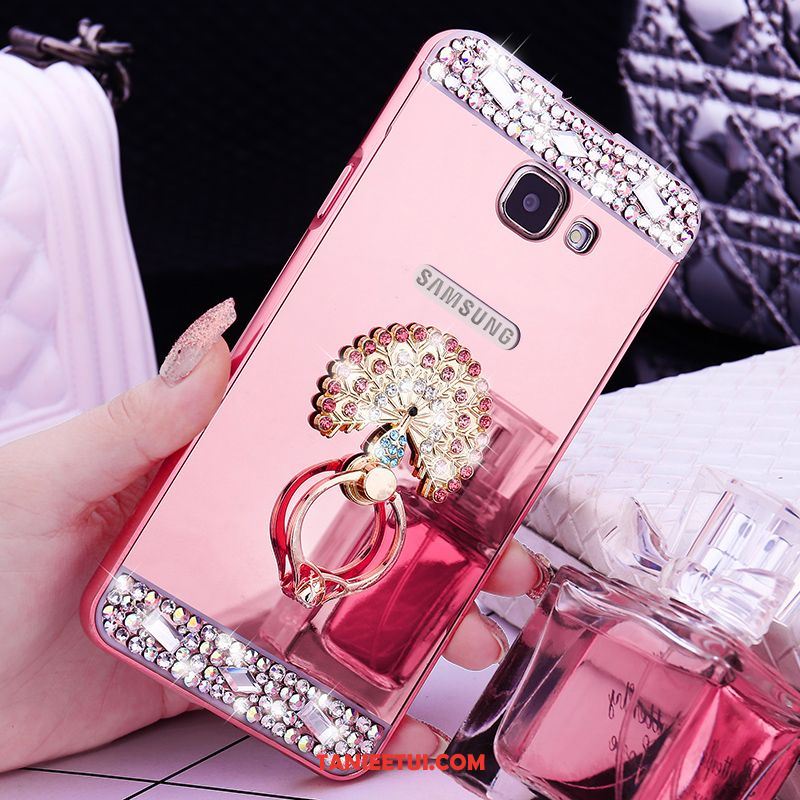 Etui Samsung Galaxy A5 2016 Złoto Ochraniacz Rhinestone, Obudowa Samsung Galaxy A5 2016 Gwiazda Metal Telefon Komórkowy