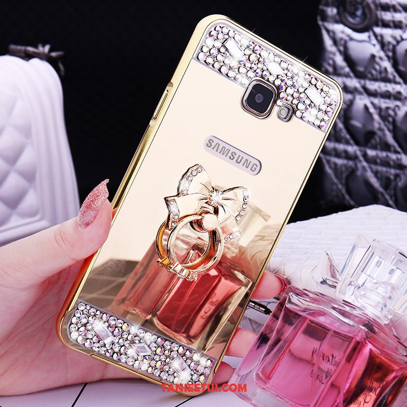 Etui Samsung Galaxy A5 2016 Złoto Ochraniacz Rhinestone, Obudowa Samsung Galaxy A5 2016 Gwiazda Metal Telefon Komórkowy