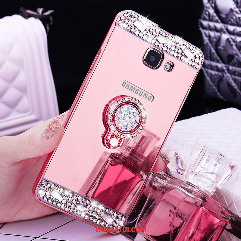 Etui Samsung Galaxy A5 2016 Złoto Ochraniacz Rhinestone, Obudowa Samsung Galaxy A5 2016 Gwiazda Metal Telefon Komórkowy