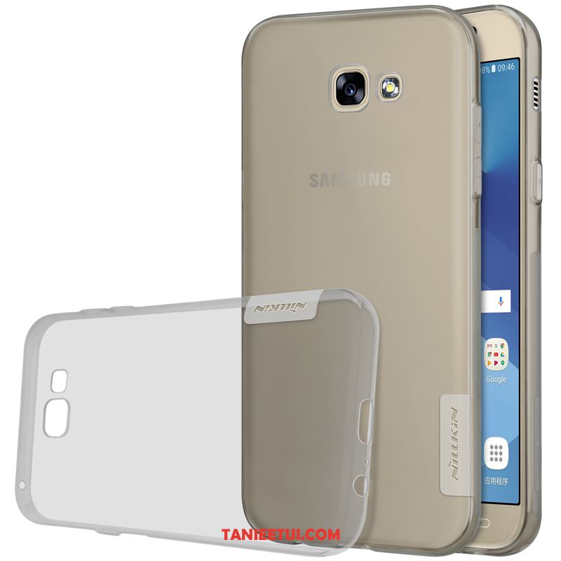 Etui Samsung Galaxy A5 2017 Ochraniacz Przezroczysty Złoto, Futerał Samsung Galaxy A5 2017 Szary Miękki All Inclusive