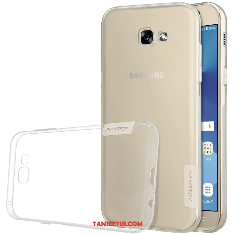 Etui Samsung Galaxy A5 2017 Ochraniacz Przezroczysty Złoto, Futerał Samsung Galaxy A5 2017 Szary Miękki All Inclusive