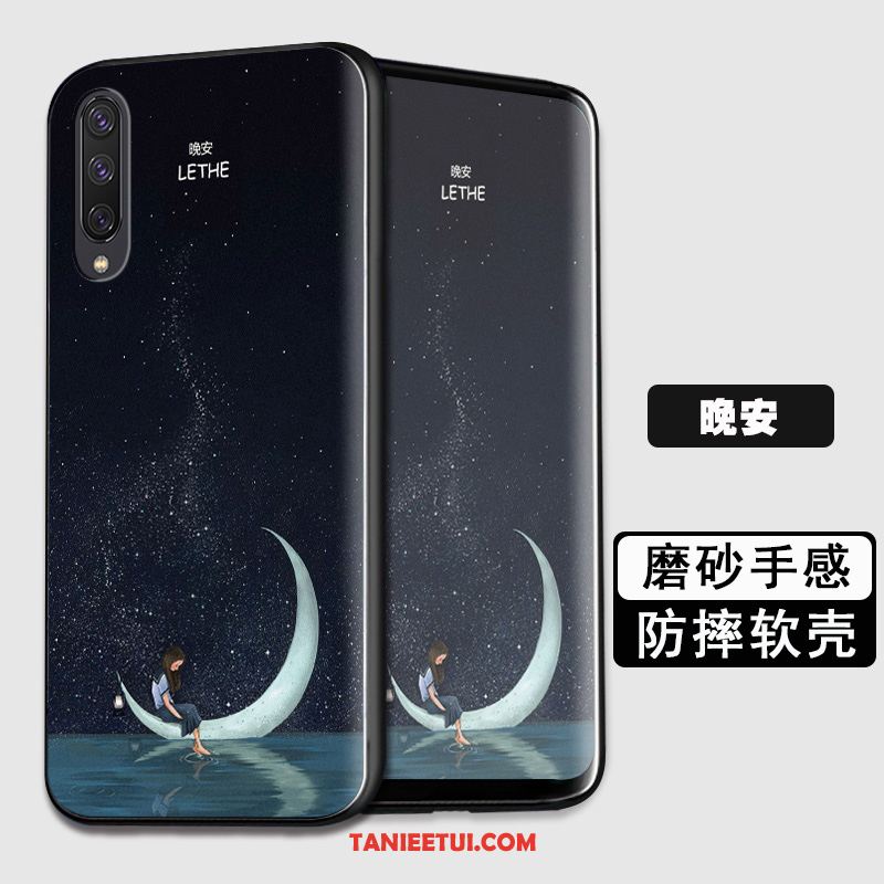 Etui Samsung Galaxy A50 Niebieski Telefon Komórkowy Anti-fall, Futerał Samsung Galaxy A50 Kreskówka Miękki Kreatywne