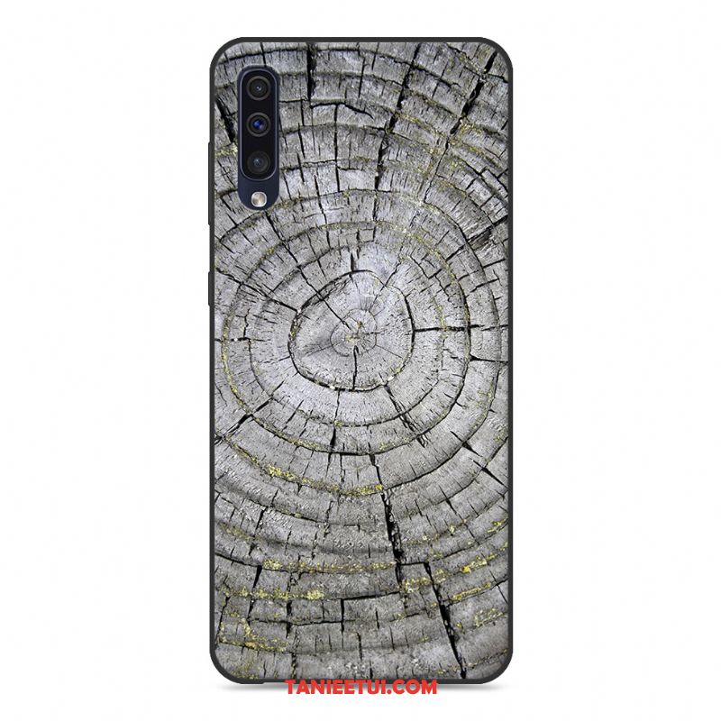 Etui Samsung Galaxy A50 Ochraniacz Ziarno Drewna Silikonowe, Obudowa Samsung Galaxy A50 Kreatywne Osobowość Gwiazda