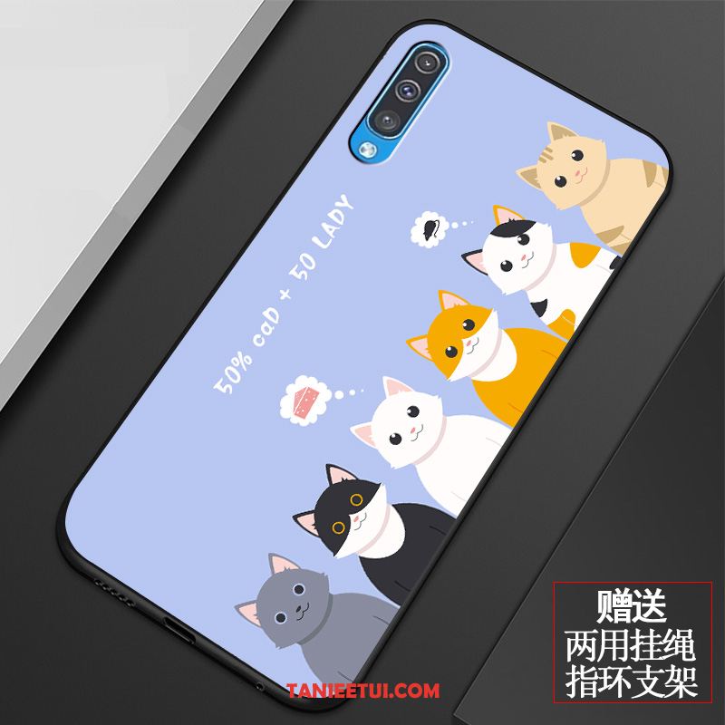 Etui Samsung Galaxy A50 Piękny Niebieski Gwiazda, Futerał Samsung Galaxy A50 Telefon Komórkowy Czerwony Netto Silikonowe
