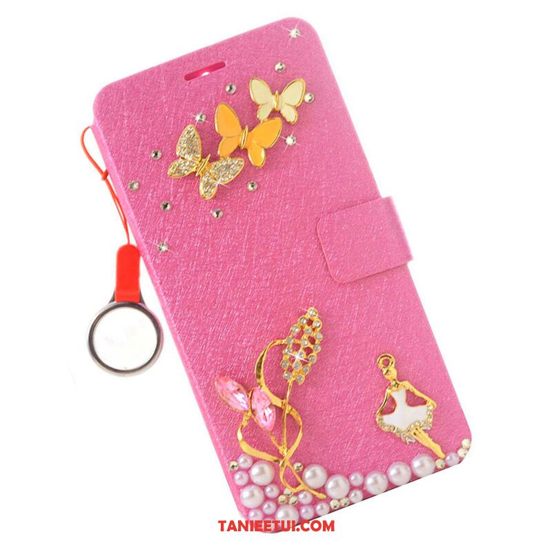 Etui Samsung Galaxy A50 Wspornik Jedwab Wzór, Obudowa Samsung Galaxy A50 Rhinestone Telefon Komórkowy Gwiazda