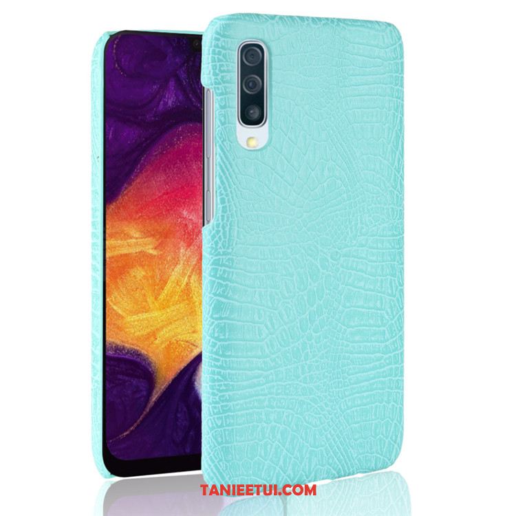 Etui Samsung Galaxy A50 Wzór Krokodyla Ochraniacz Trudno, Futerał Samsung Galaxy A50 Telefon Komórkowy Gwiazda Braun