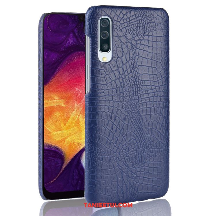 Etui Samsung Galaxy A50 Wzór Krokodyla Ochraniacz Trudno, Futerał Samsung Galaxy A50 Telefon Komórkowy Gwiazda Braun