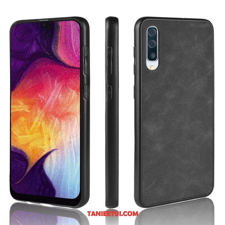 Etui Samsung Galaxy A50s Anti-fall All Inclusive Cienkie, Futerał Samsung Galaxy A50s Trudno Zielony Gwiazda