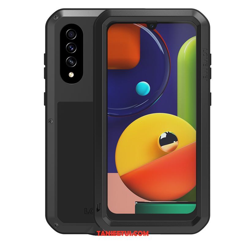 Etui Samsung Galaxy A50s Biały Gruba Anti-fall, Obudowa Samsung Galaxy A50s Trzy Mechanizmy Obronne All Inclusive Ochraniacz