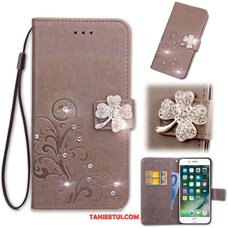 Etui Samsung Galaxy A50s Gwiazda Telefon Komórkowy Rhinestone, Obudowa Samsung Galaxy A50s Skórzany Futerał Purpurowy Ochraniacz