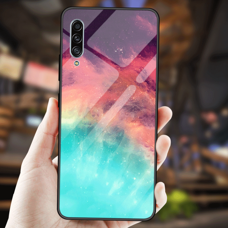 Etui Samsung Galaxy A50s Ochraniacz Gwiazda Moda, Obudowa Samsung Galaxy A50s Miękki Gradient Telefon Komórkowy