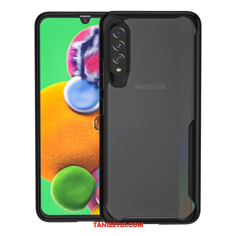 Etui Samsung Galaxy A50s Ochraniacz Wysoki Koniec Silikonowe, Futerał Samsung Galaxy A50s Przezroczysty Telefon Komórkowy Czarny