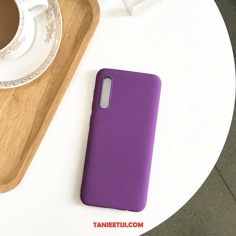 Etui Samsung Galaxy A50s Purpurowy Miękki Gwiazda, Futerał Samsung Galaxy A50s Telefon Komórkowy Pu Nubuku