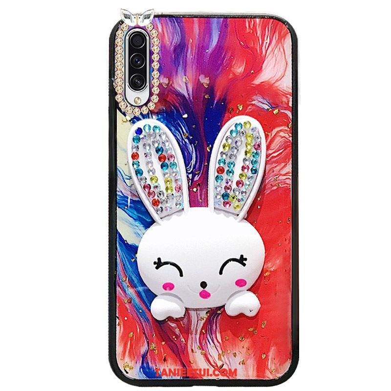 Etui Samsung Galaxy A50s Wiszące Ozdoby Telefon Komórkowy Kreatywne, Obudowa Samsung Galaxy A50s Wspornik Czerwony Gwiazda