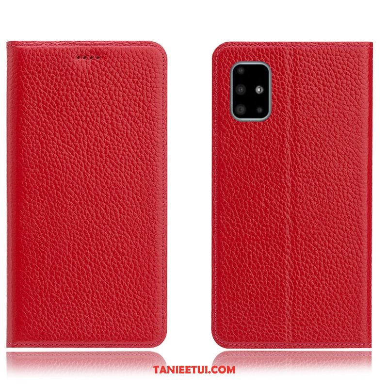 Etui Samsung Galaxy A51 Gwiazda Litchi All Inclusive, Obudowa Samsung Galaxy A51 Wzór Telefon Komórkowy Ochraniacz